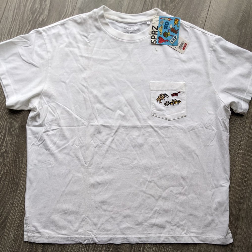 UNIQLO Women's T-shirt Timothy Goodman SPRZNY